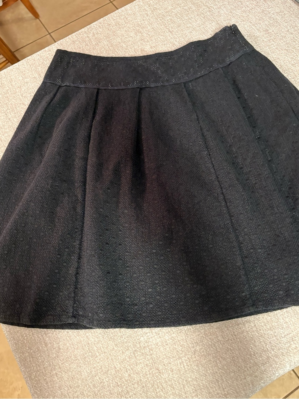 Adorable Classic Lined Black Women's Skirt Size 12P